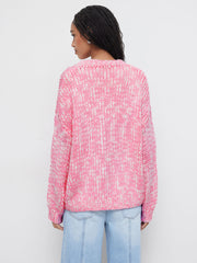 Round Neckline Oversized Sweater