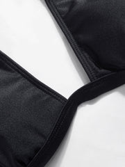 Halter Neckline Criss Cross Cut Out Cheeky Bikini Set