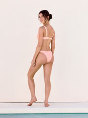 V-neck Texture Underwire Bikini Set