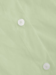 100% Cotton Polo Stripe Waist-cinching Shirt