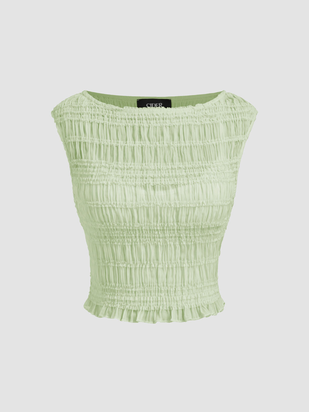 Boat Neck Shirred Top & Cami Top