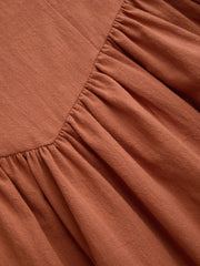 Cotton-blend Fringe Cami Midi Dress