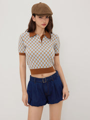 Denim Low Rise Bubble Hem Shorts With Belt