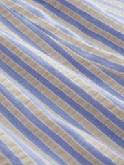 Drawstring Pull-On Striped Shorts