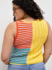 Jazz Stars Knit Tank Curve & Plus