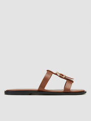 DOUBLE STRAP BUCKLE SLIPPERS