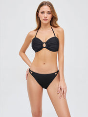Sweetheart O-Ring Adjustable Top & Cut Out Cheeky Bikini Bottom