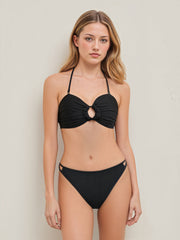 Sweetheart O-Ring Adjustable Top & Cut Out Cheeky Bikini Bottom