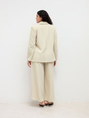 Notched Collar Blazer Curve & Plus