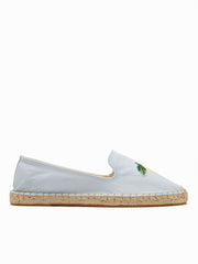 LEMON EMBROIDERED FISHERMAN FLATS