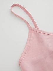 Two Piece Texture Stand Collar Flare Sleeve See-through Blouse & Cami Top
