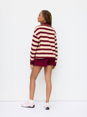 Fleece Low Rise Drawstring Micro Shorts