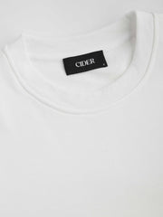 Cotton-blend Cherry Graphic Round Neckline Long Sleeve Oversized Sweatshirt