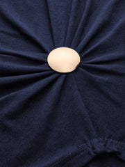 Round Neckline Solid Tank Top