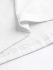 Cotton-blend Round Neckline Bowknot Cherry Graphic Oversized Tee