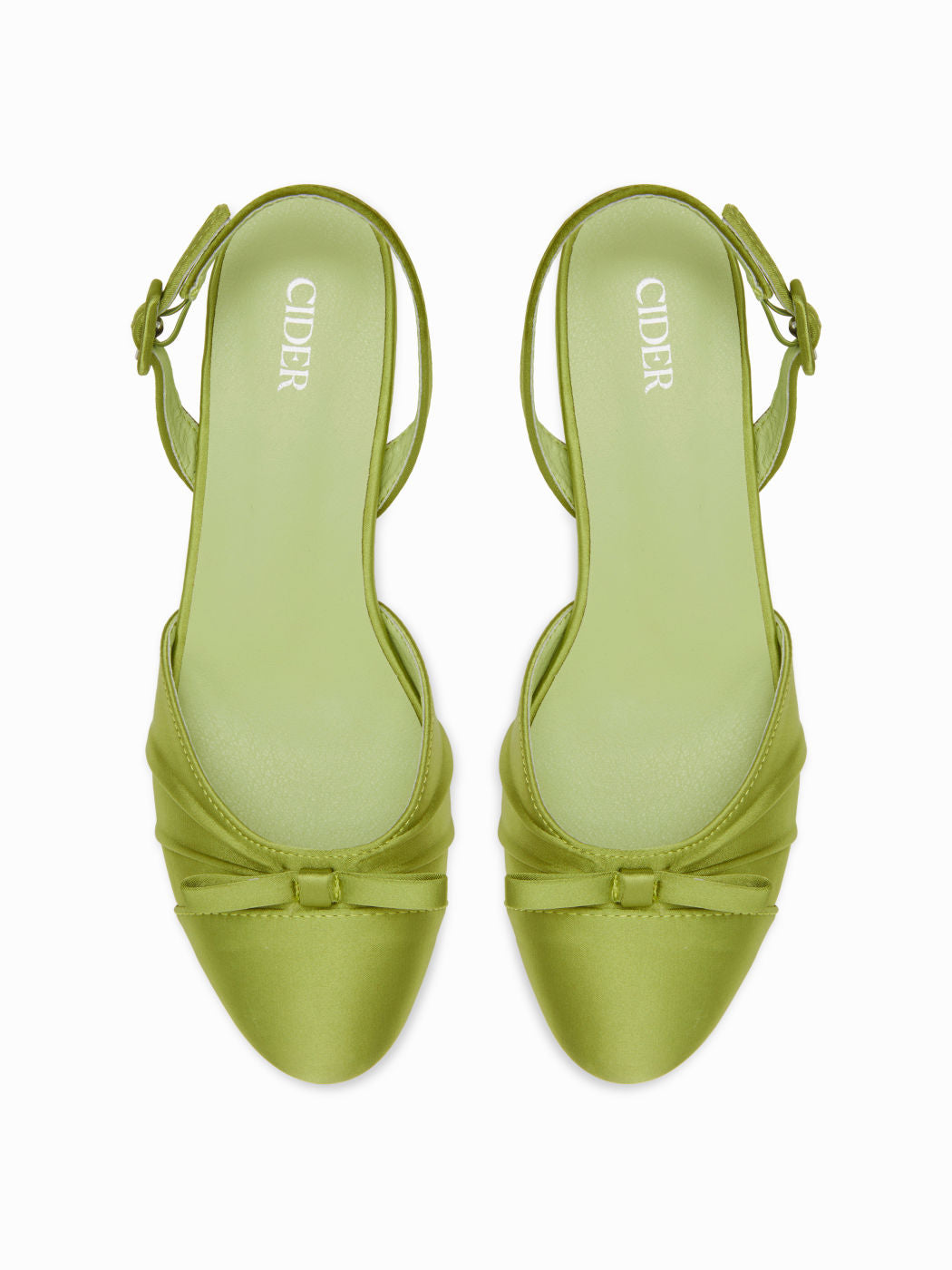 BOWKNOT SLINGBACK CHUNKY HEELS