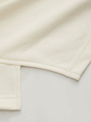 Cotton-blend Drawstring Ruched Hoodie