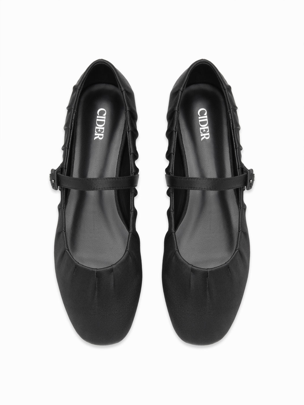 ROUND TOE & SINGLE BUCKLE FLATS