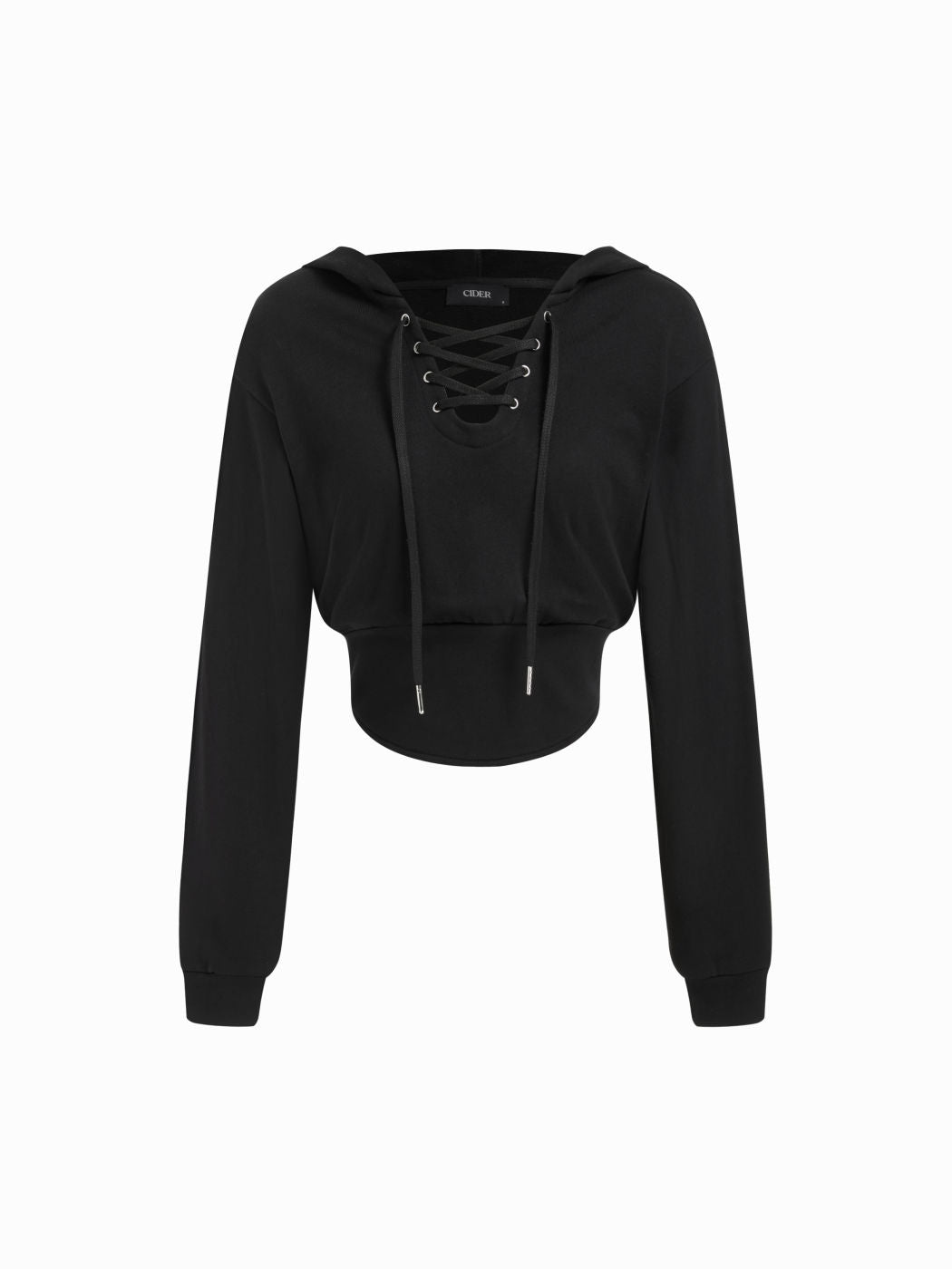 100% Cotton Hooded Corset Hoodie