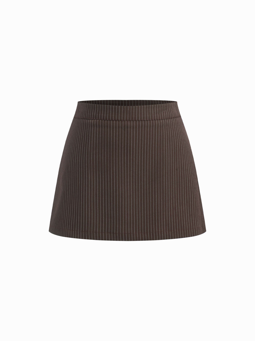 Mid Rise Striped A-line Mini Skort