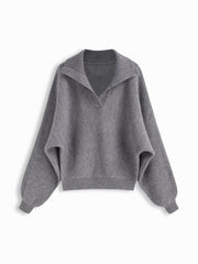 Polo Solid Long Sleeve Sweater