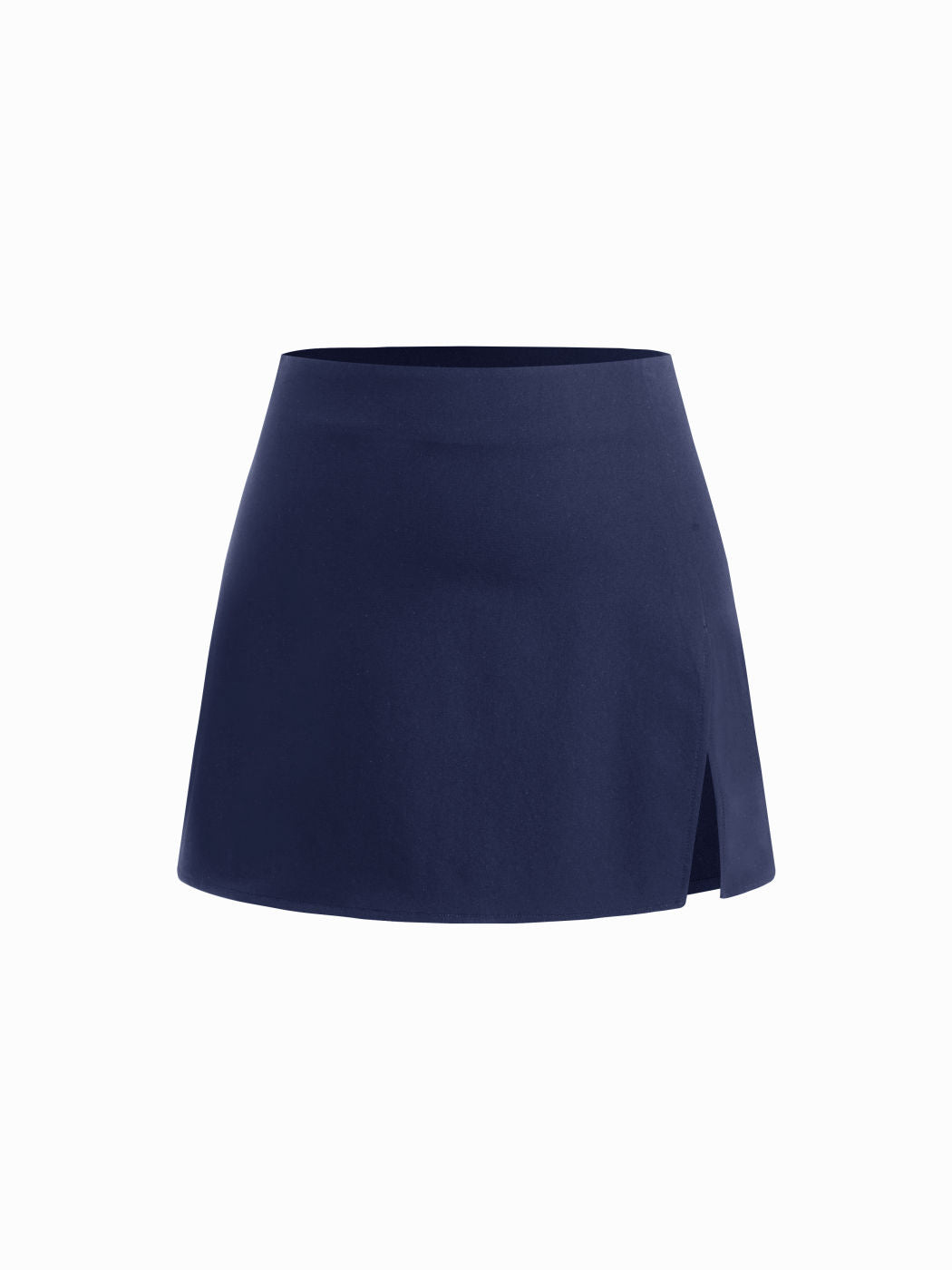 Mid Rise Split Mini Skirt