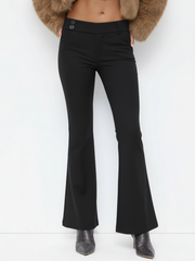 Low Rise Flared Trousers