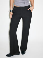 Low Rise Flared Trousers