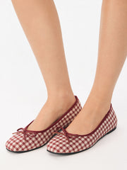 BOWKNOT GINGHAM MARY JANES