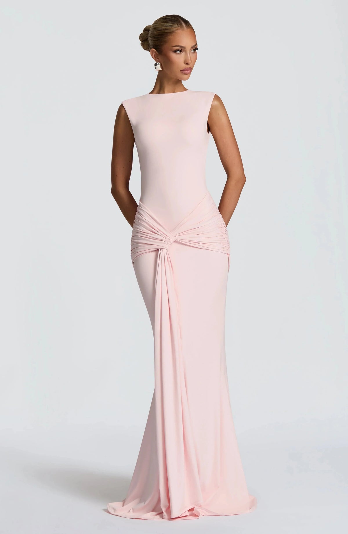 Lorenza Pink Maxi Dress