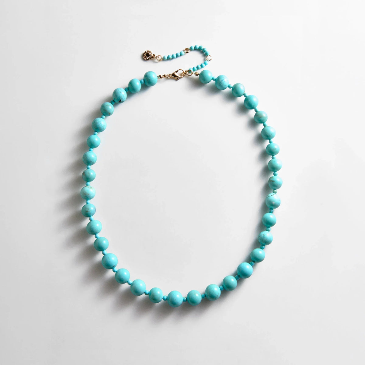 Jocelyn Beaded Necklace - Turquoise Bead