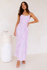 Fresh Rosebud Maxi Dress Lilac