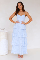 Thriving Now Maxi Dress Blue