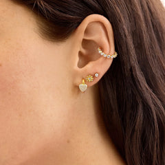 18K Gold Just For Fun Earrings - Flower