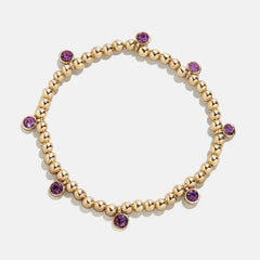 Birthstone Pisa Bracelet - Amethyst