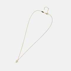 18K Gold Motif Necklace - Hamsa
