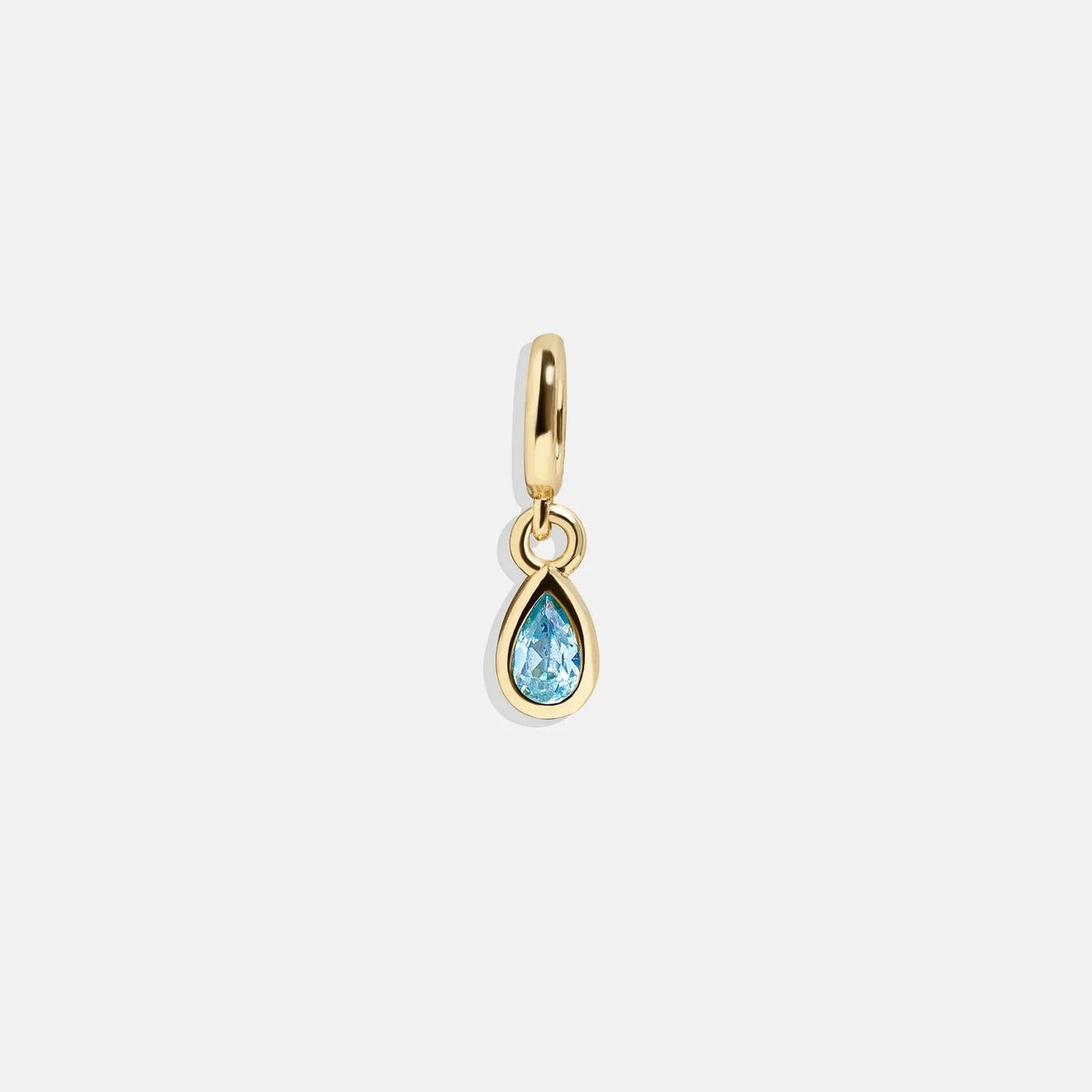 Birthstone Cluster Charm - Blue Zircon