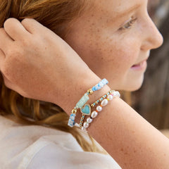 Acrylic Kids' Custom Nameplate Bracelet - Translucent Green