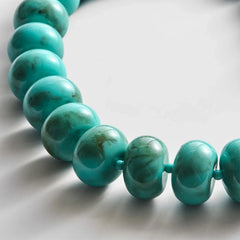 Joan Semi-Precious Necklace - Turquoise Bead