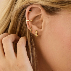 18K Gold Just For Fun Earrings - Knot