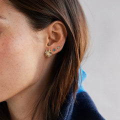 14K Gold Just For Fun Earrings - Painting Palette