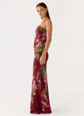 Iroha Strapless Maxi Dress Cuba