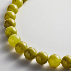 Mini Jane Beaded Necklace - Olive