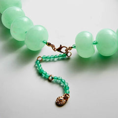 Joan Semi-Precious Necklace - Green Jade